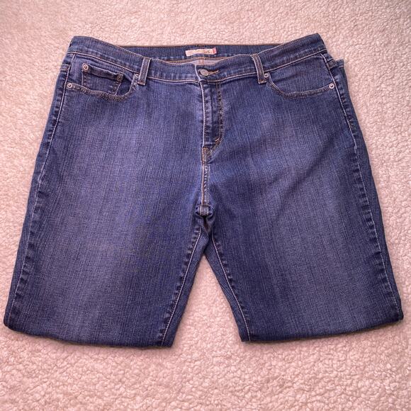 Levi's 515 Fashion High Rise Boot Cut Medium Blue 16 Short - Picture 5 of 14